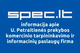 U. Petraitienės prekybos komercinio tarpininkavimo ir informacinių paslaugų firma LINA iliustracija