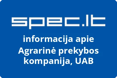 Agrarinė prekybos kompanija, UAB