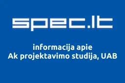 Ak projektavimo studija, UAB | spec.lt