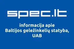 Baltijos geležinkelių statyba, UAB | spec.lt