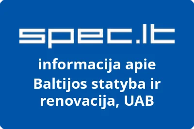 Baltijos statyba ir renovacija, UAB