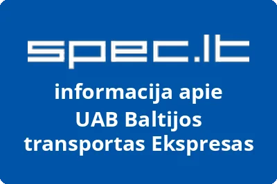 Baltijos transportas Ekspresas, UAB