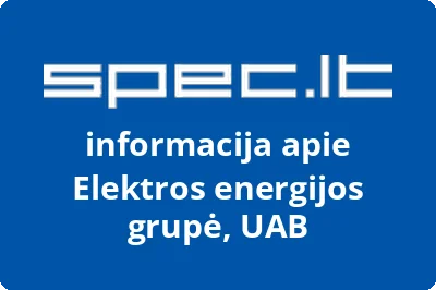 Elektros energijos grupė, UAB