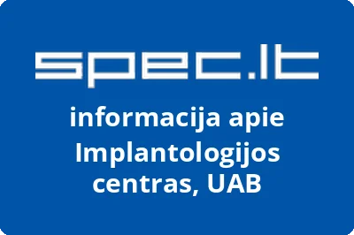 Implantologijos centras, UAB | spec.lt