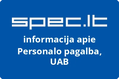 Personalo pagalba, UAB | spec.lt