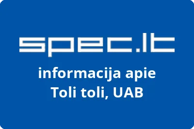 Toli toli, UAB | spec.lt