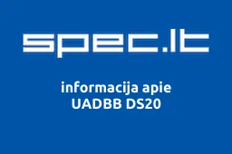 UADBB DS20 | spec.lt