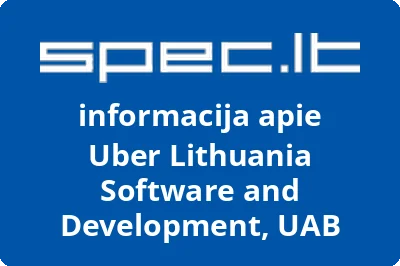 Uber Lithuania Software and Development, UAB