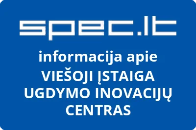 VIEŠOJI ĮSTAIGA UGDYMO INOVACIJŲ CENTRAS