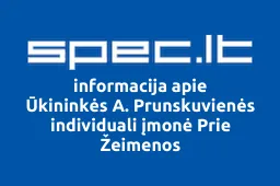 Ūkininkės A. Prunskuvienės individuali įmonė Prie Žeimenos iliustracija