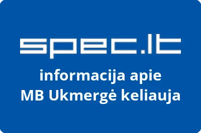 Ukmergė keliauja, MB | spec.lt
