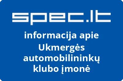 Ukmergės automobilininkų klubo įmonė