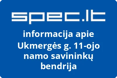 Ukmergės g. 11-ojo namo savininkų bendrija