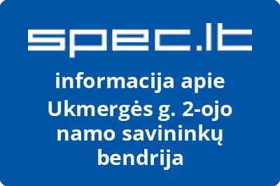 Ukmergės g. 2ojo namo savininkų bendrija