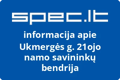 Ukmergės g. 21ojo namo savininkų bendrija