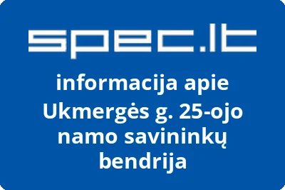 Ukmergės g. 25-ojo namo savininkų bendrija