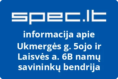 Ukmergės g. 5ojo ir Laisvės a. 6B namų savininkų bendrija