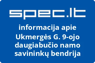 Ukmergės G. 9-ojo daugiabučio namo savininkų bendrija