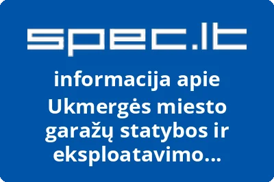 Ukmergės miesto garažų statybos ir eksploatavimo bendrija Rida