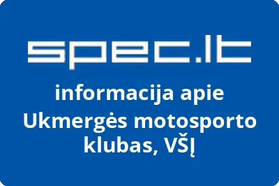 Ukmergės motosporto klubas, VŠĮ