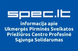 Ukmergės Pirminės Sveikatos Priežiūros Centro Profesinė Sąjunga Solidarumas | spec.lt