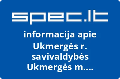 Ukmergės r. savivaldybės Ukmergės m. seniūnija