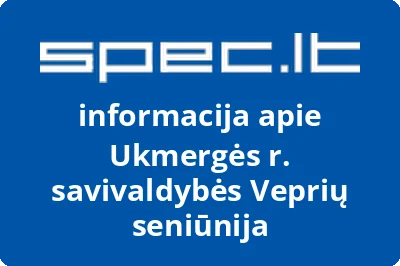 Ukmergės r. savivaldybės Veprių seniūnija