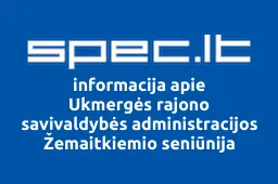 Ukmergės rajono savivaldybės administracijos Žemaitkiemio seniūnija iliustracija