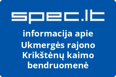 Ukmergės rajono Krikštėnų kaimo bendruomenė