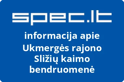 Ukmergės rajono Sližių kaimo bendruomenė