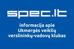 Ukmergės veiklių verslininkų-vadovų klubas | spec.lt