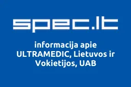 ULTRAMEDIC, Lietuvos ir Vokietijos, UAB | spec.lt