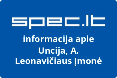 Uncija, A. Leonavičiaus Įmonė