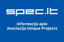 Asociacija Unique Projects | spec.lt