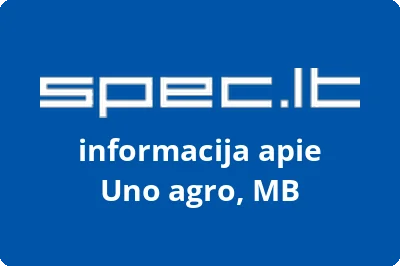 Uno agro, MB | spec.lt