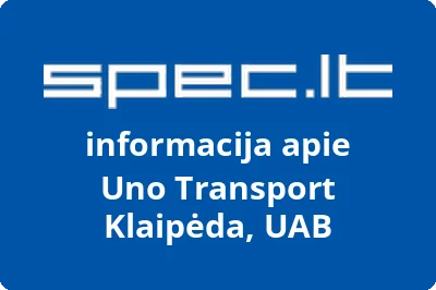 Uno Transport Klaipėda, UAB