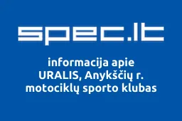 URALIS, Anykščių r. motociklų sporto klubas | spec.lt