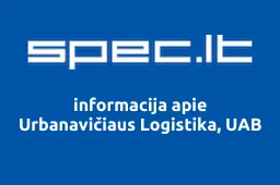 Urbanavičiaus Logistika, UAB | spec.lt