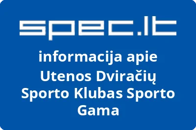 Utenos dviračių sporto klubas Sporto gama