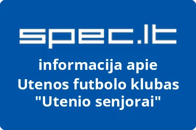 Utenos futbolo klubas Utenio senjorai | spec.lt