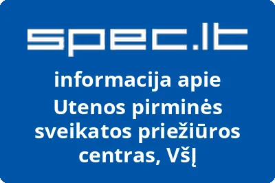 Utenos pirminės sveikatos priežiūros centras, VŠĮ
