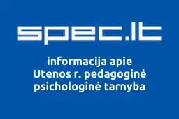 Utenos r. pedagoginė psichologinė tarnyba | spec.lt