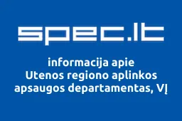 Utenos regiono aplinkos apsaugos departamentas, VĮ | spec.lt