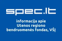 UTENOS REGIONO BENDRUOMENĖS FONDAS, VšĮ | spec.lt