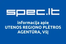 UTENOS REGIONO PLĖTROS AGENTŪRA, VšĮ | spec.lt