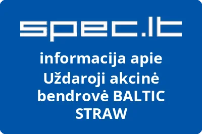 BALTIC STRAW, UAB