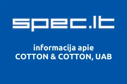COTTON & COTTON, UAB | spec.lt