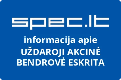 UŽDAROJI AKCINĖ BENDROVĖ ESKRITA