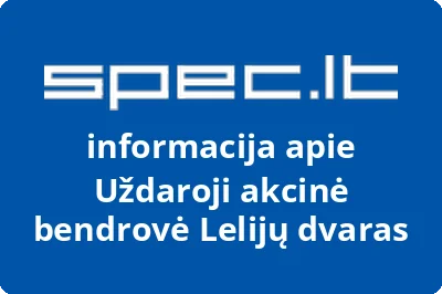 Lelijų dvaras, UAB | spec.lt