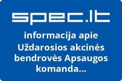 Uždarosios akcinės bendrovės Apsaugos komanda Marijampolės filialas